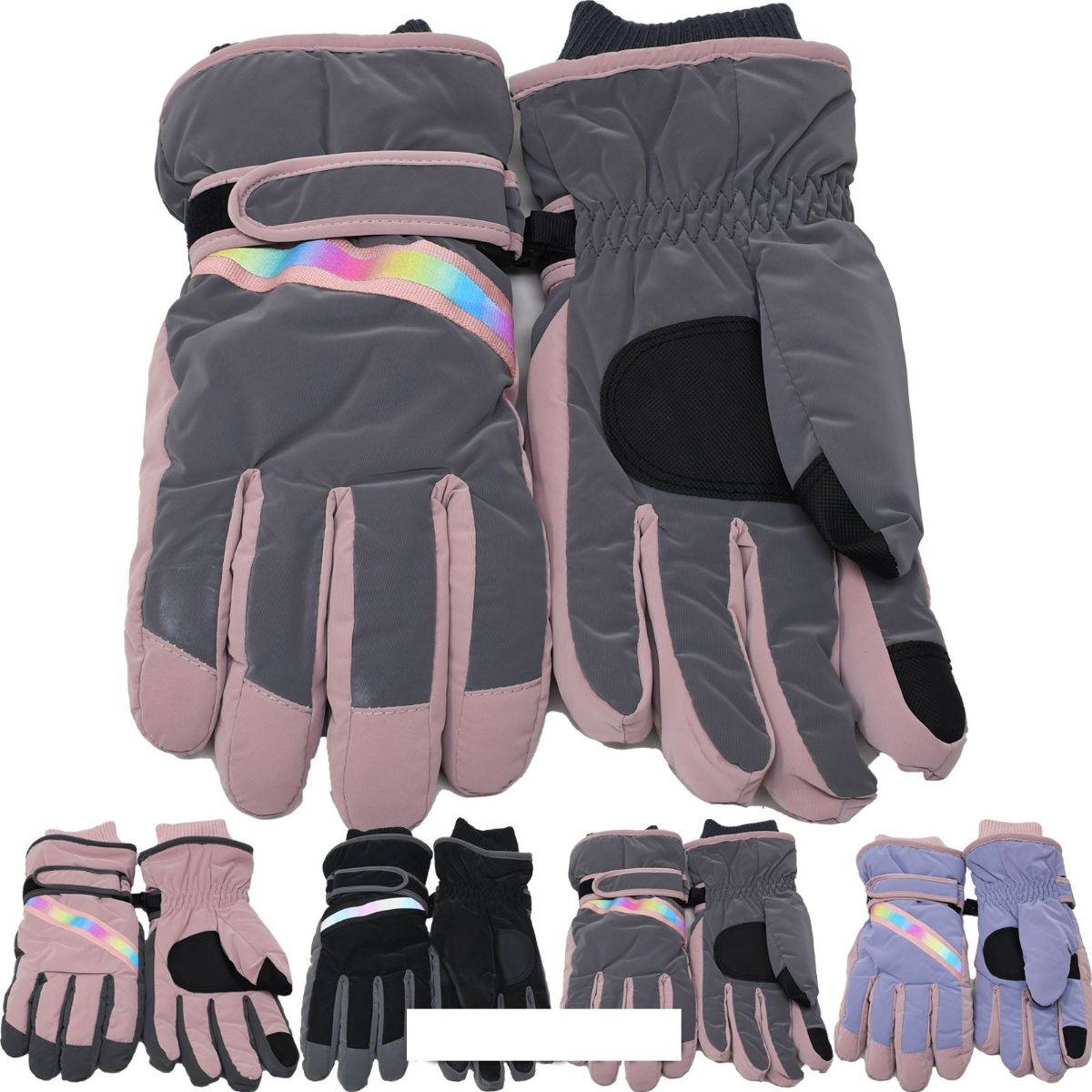 Wholesale Footwear Women's Winter Gloves Heavy Duty Adjustable Strap
