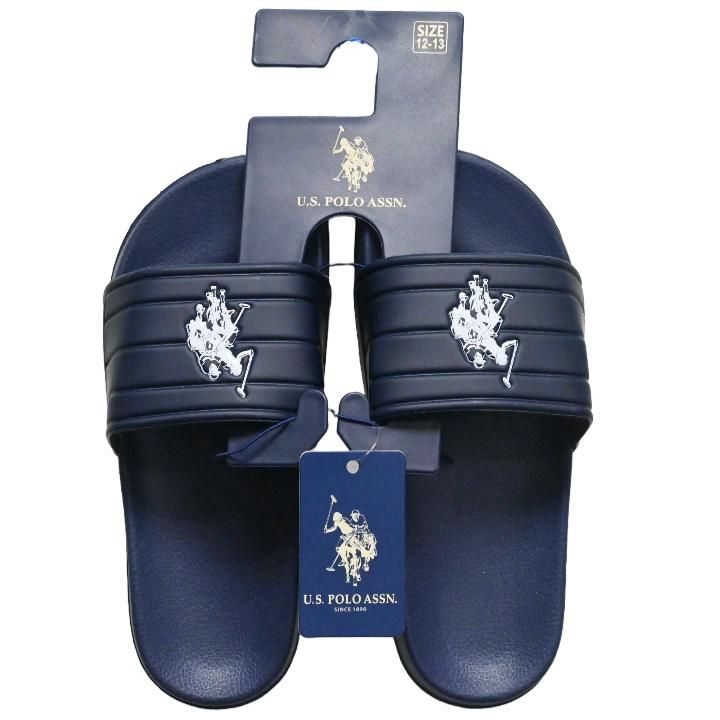 Wholesale Footwear U.s. Polo Assn. Boys Navy Blue Sandals C/p 24