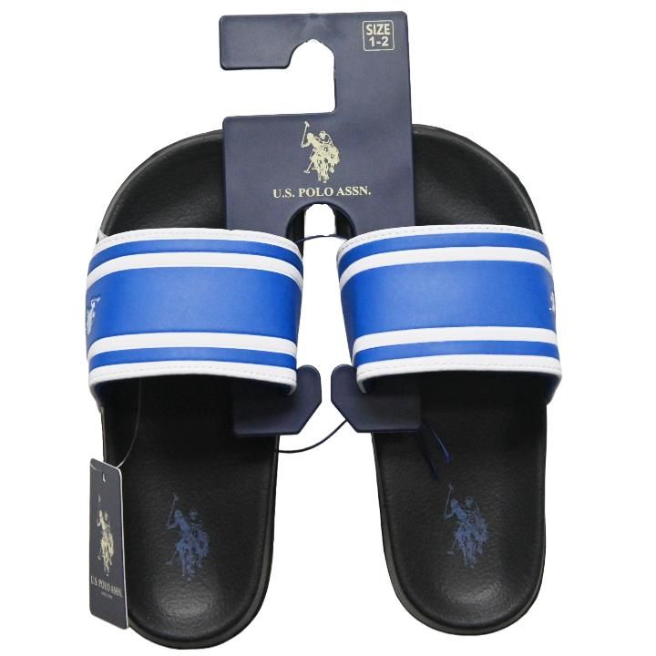 Wholesale Footwear U.s. Polo Assn. Boys Blk/blue Sandals C/p 24