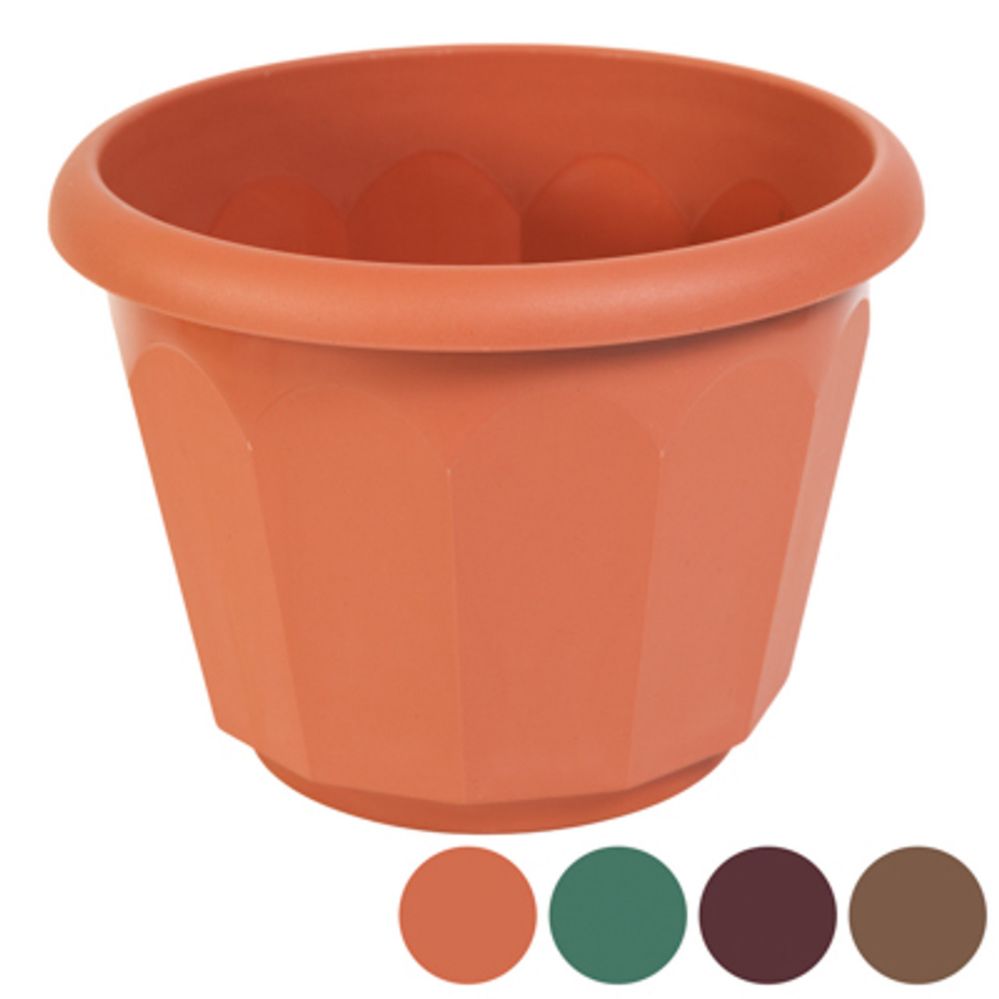 Wholesale Footwear Planter Round 14 Inch Dia 4 Colors Bagged - No Carton