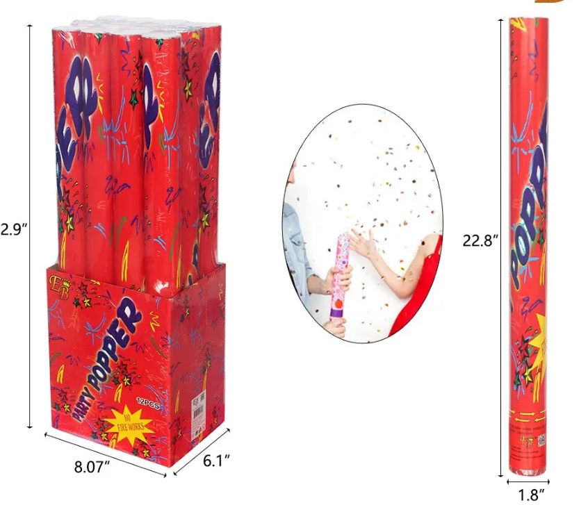 Wholesale Footwear 24 Inch Party Popper