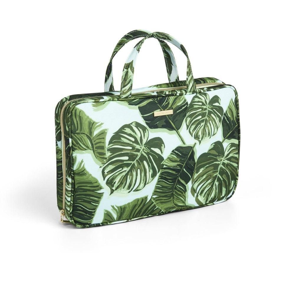 Wholesale Footwear 2pc Sophia Joy Weekender Palm Print Cosmetic Case C/p 12