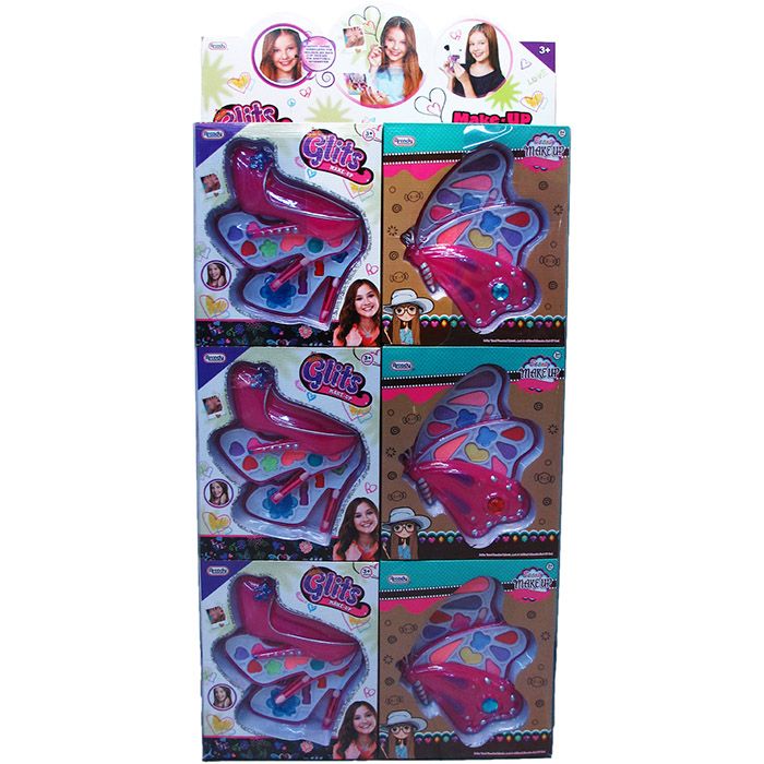 Wholesale Footwear 2level Butterfly Shape Toy Make Up In Window Box