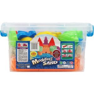 Wholesale Footwear 12pc Molding Sand Play Set In 8" Plastic Container