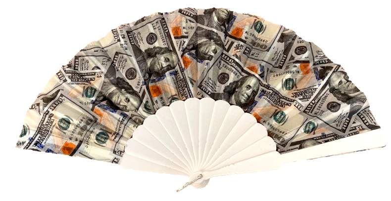 Wholesale Footwear Wholesale Money Dollar Style Hand Fan