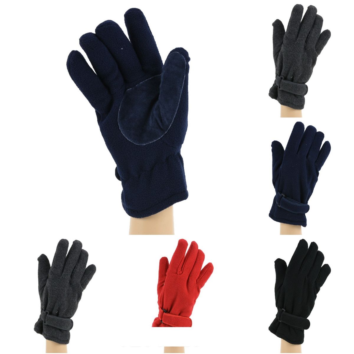 Wholesale Footwear Women's Fleece Heavy Gloves