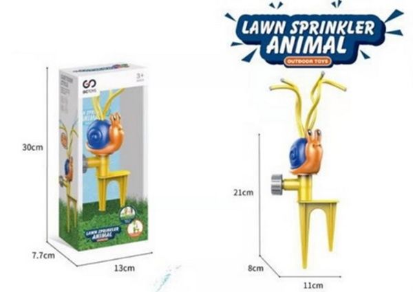 Wholesale Footwear Snail Lawn Sprinkler In Open Box