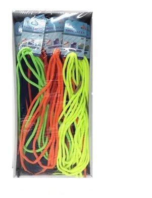Wholesale Footwear Round Assorted Color Shoelaces 48 Inches Casual Formal