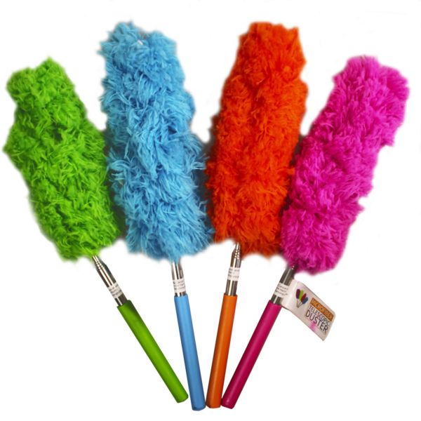 Wholesale Footwear Telescoping Small Microfiber Duster In Countertop Display