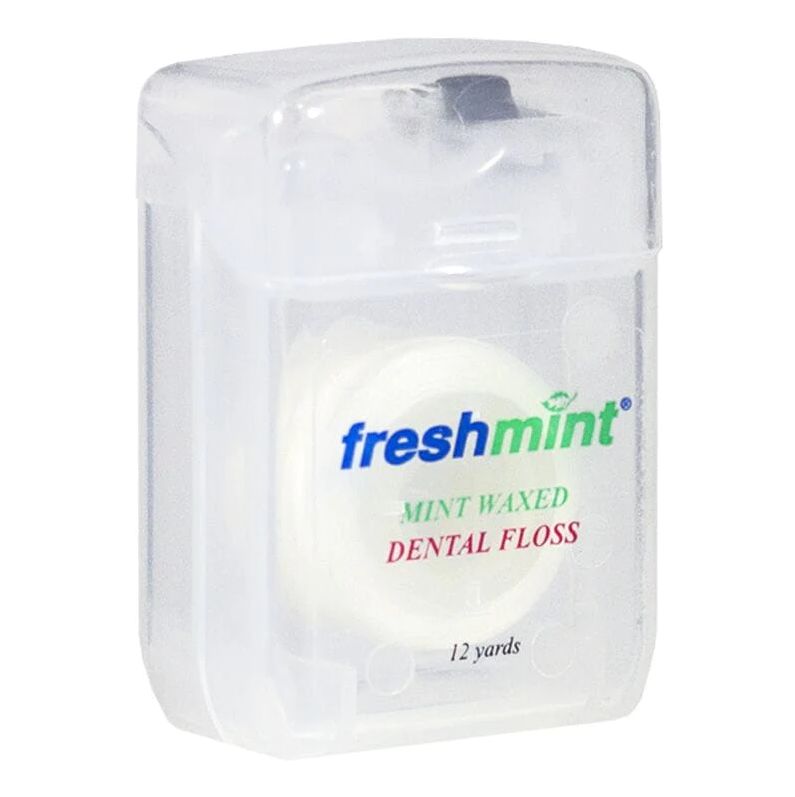 Wholesale Footwear Travel Size Freshmint Waxed Mint Dental Floss - 12 yds.