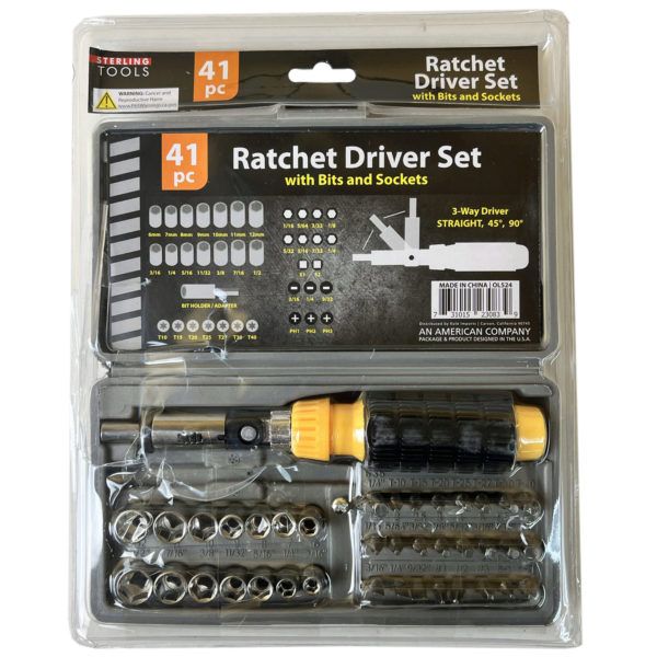 Wholesale Footwear Ratchet Driver Set With Carrying Case