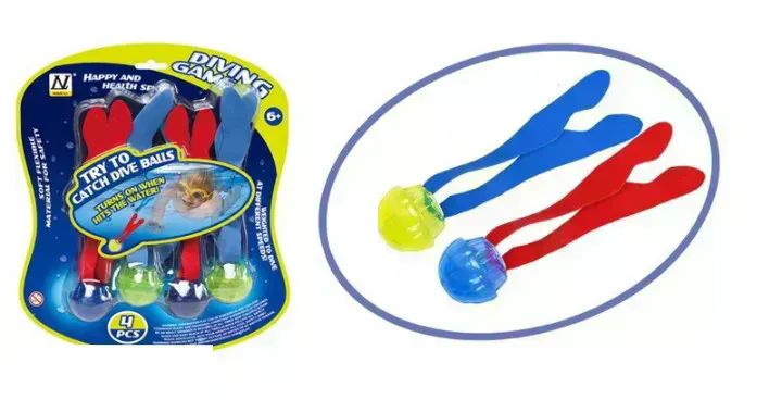 Wholesale Footwear 4pcs Diving Game Ball