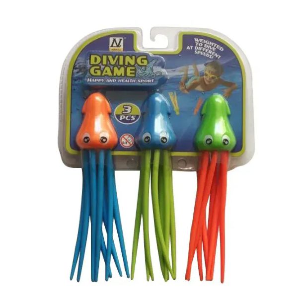 Wholesale Footwear 3pcs Diving Game Octopus