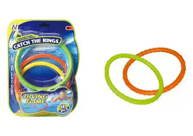 Wholesale Footwear 4pcs Diving Game Ring