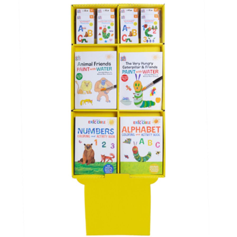 Wholesale Footwear Eric Carle Activity Floor Display Includes Flash Cards - Color/activity - Paint With Water