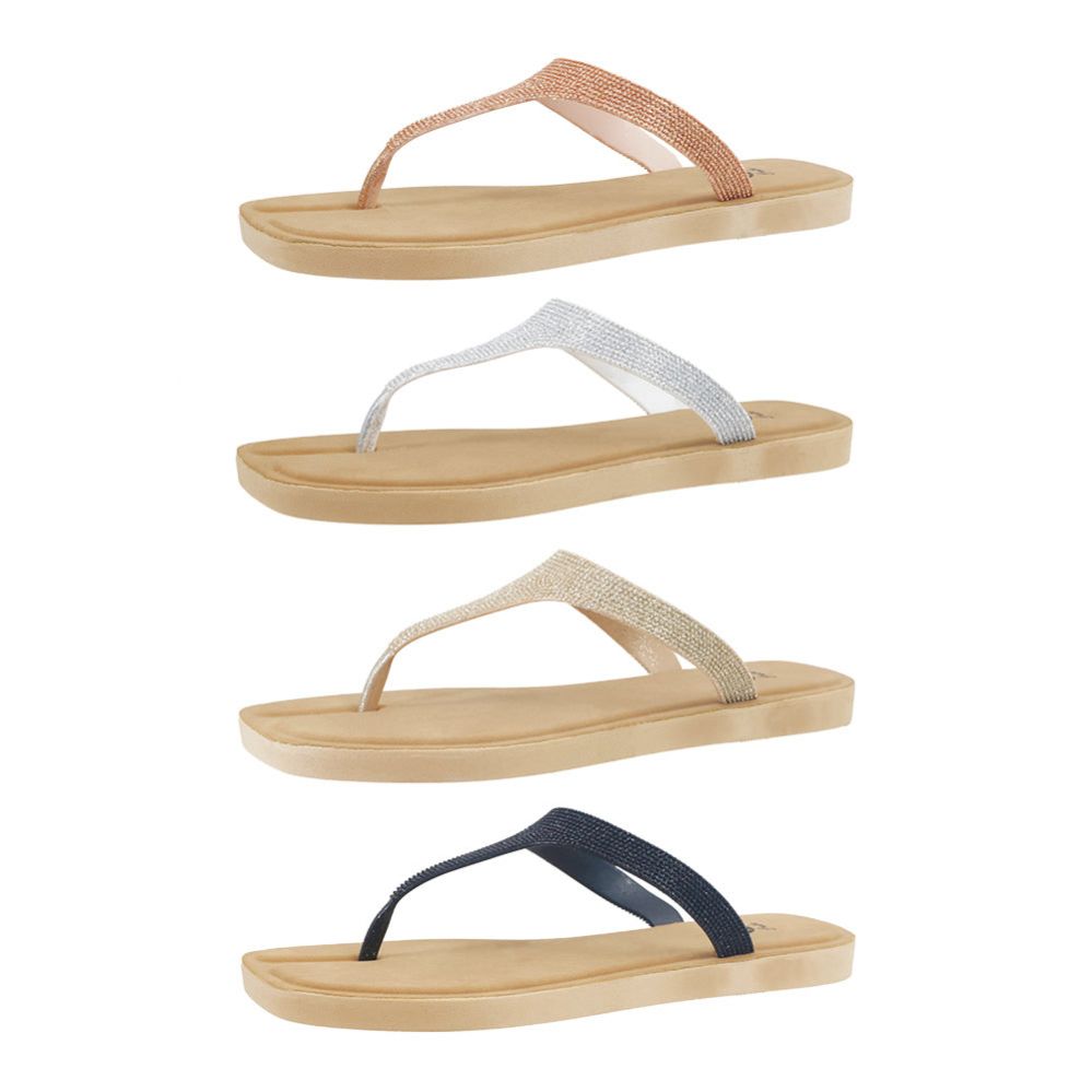 Wholesale Footwear Women's Glitter Sandal Assorted