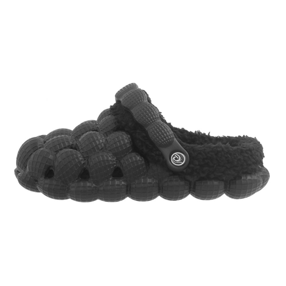 Wholesale Footwear Kid's Fleece Lined Peanut Clogs Black