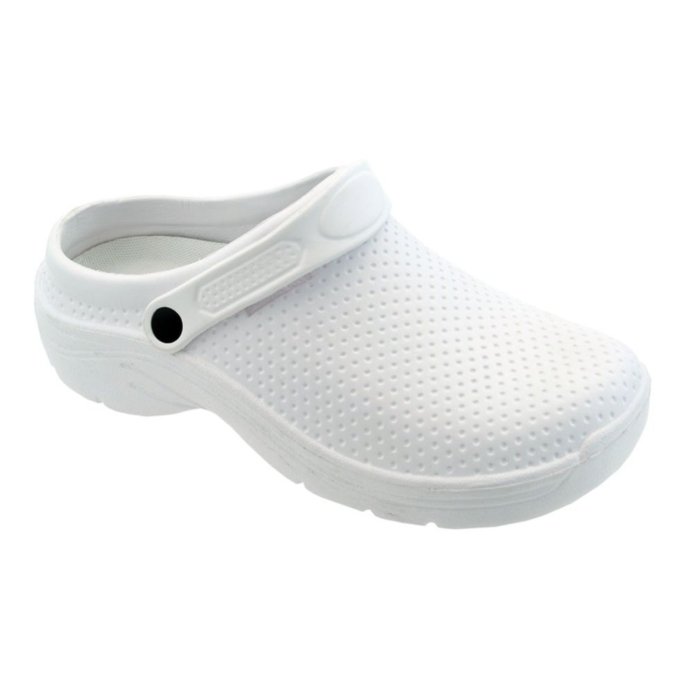 Wholesale Footwear Women's Nurse Clogs White
