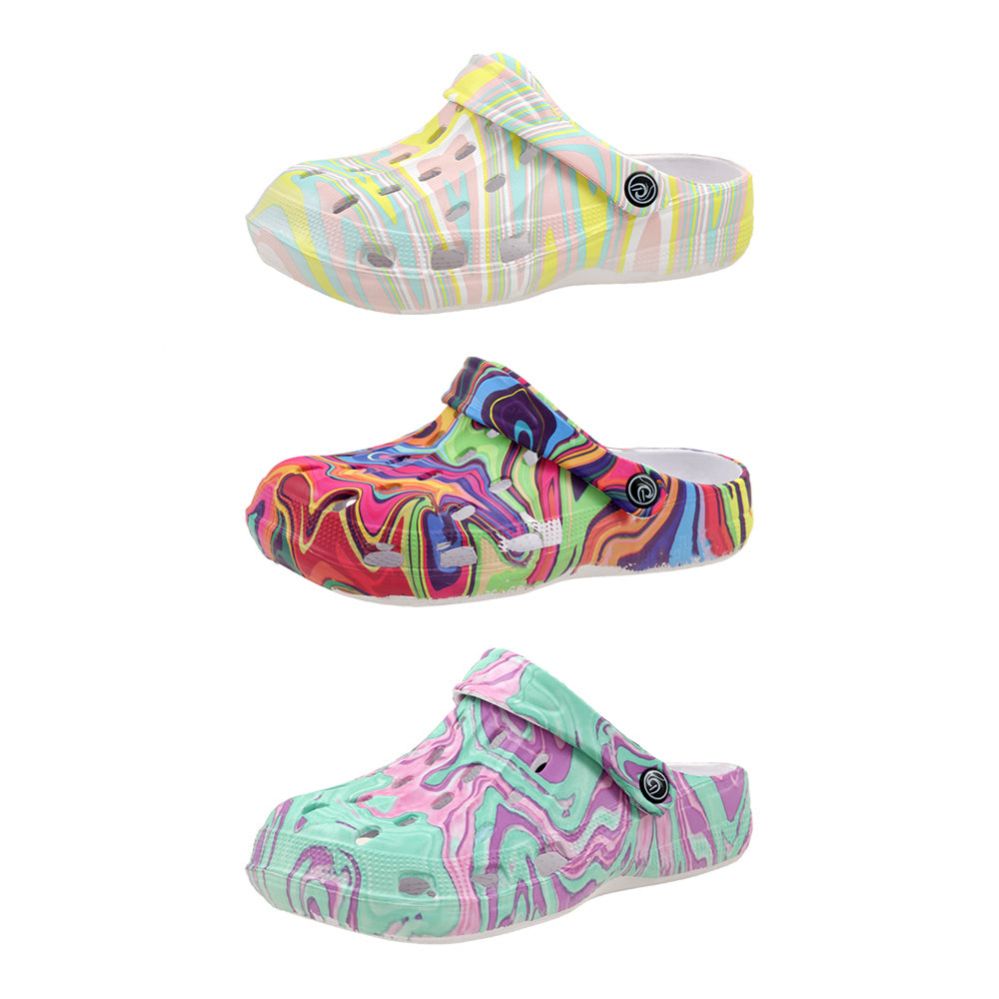 Wholesale Footwear Girl's Marble Clog Assorted