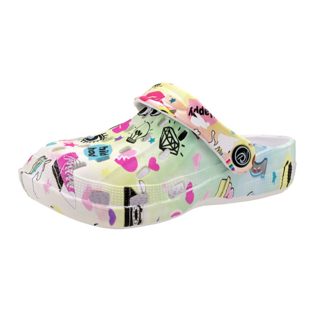 Wholesale Footwear Girls Print Clog Print 2