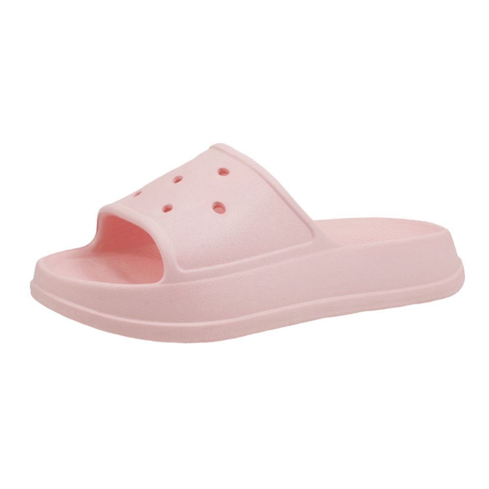Wholesale Footwear Big Kid's Perforated Slide Pink