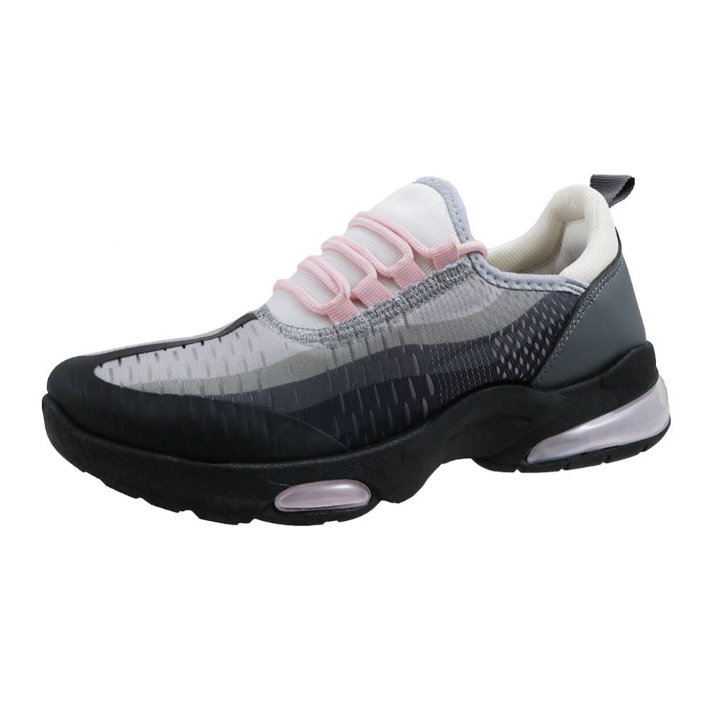 Wholesale Footwear Women's Bubble Sneaker Gray&pink
