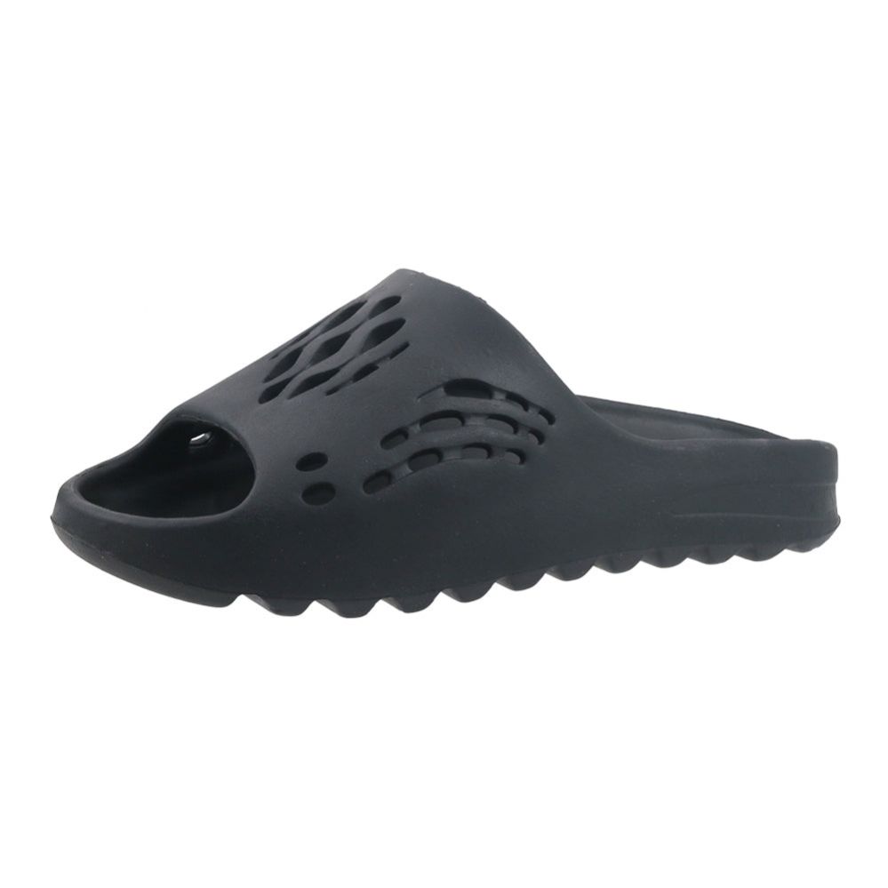 Wholesale Footwear Men's Perforated Slide Black