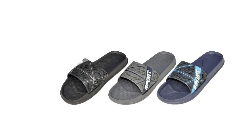 Wholesale Footwear Men's Assorted Color Slip On Sandals