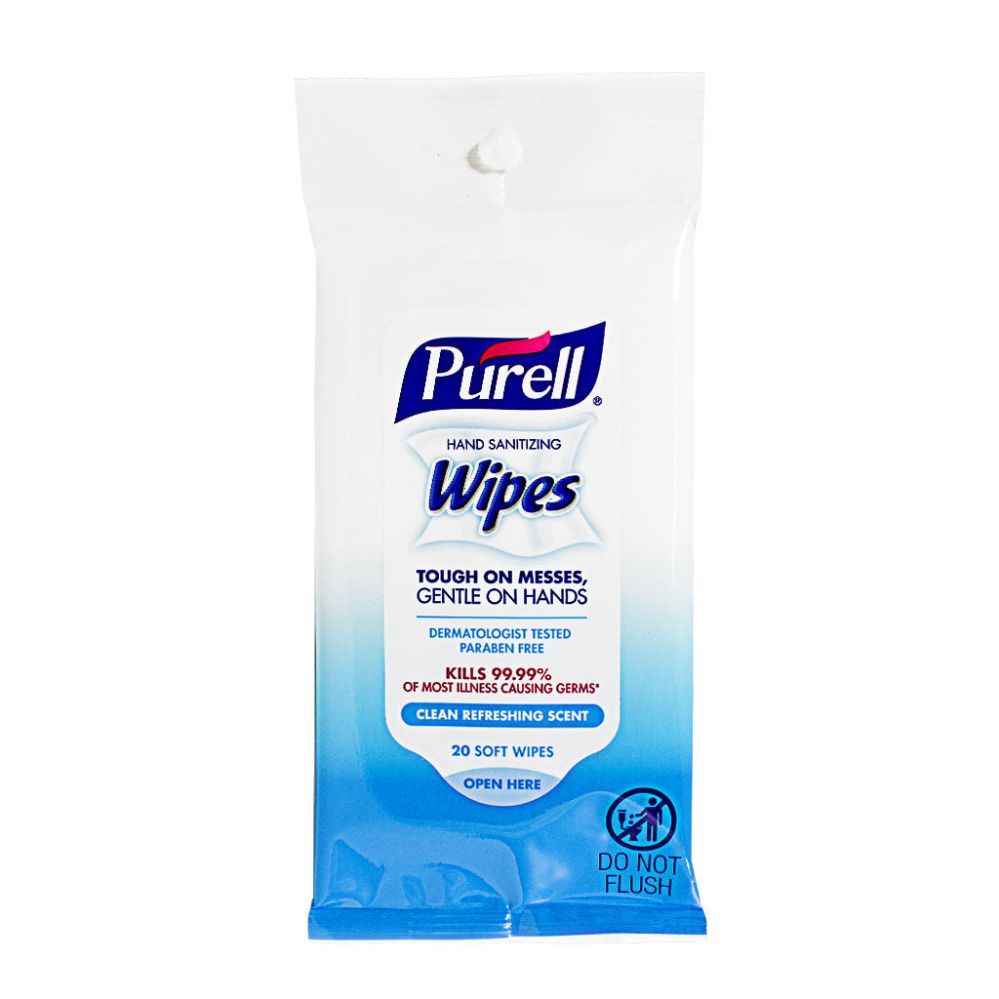Wholesale Footwear Purell Clean & Go Wipes - Pack Of 20