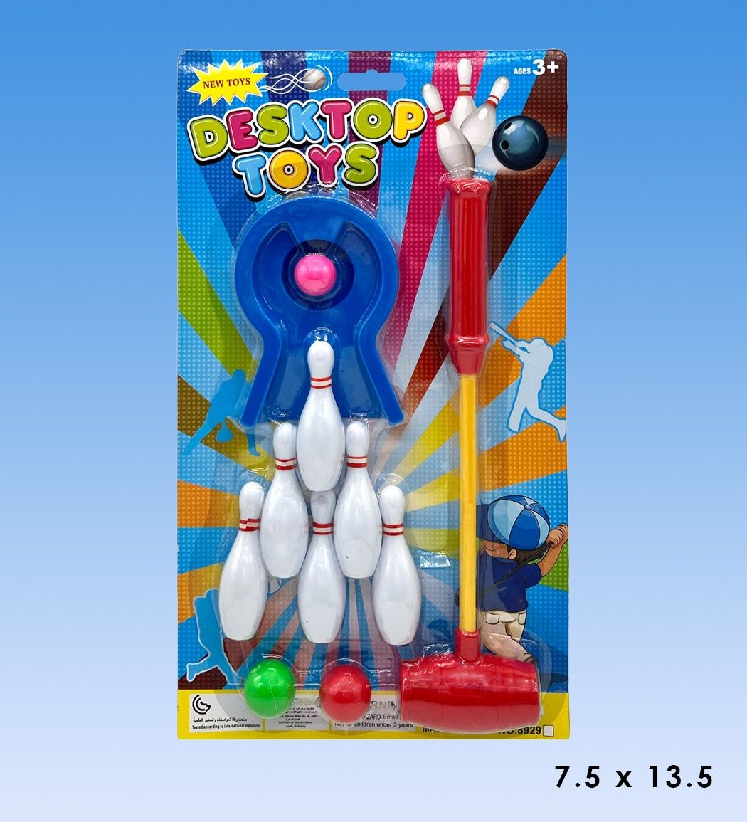 Wholesale Footwear Bowling Game Set In Blister Card