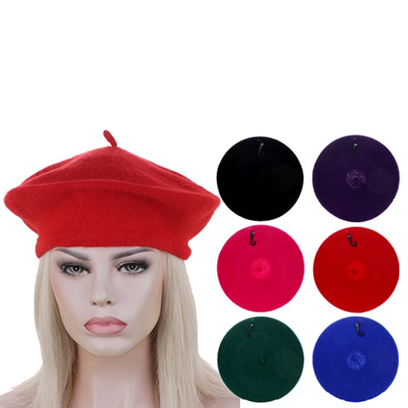 Wholesale Footwear Ladies Winter Hats - 6 Assorted Colors