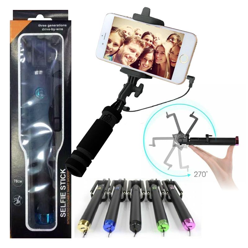 Wholesale Footwear Selfie Stick 5 Colors