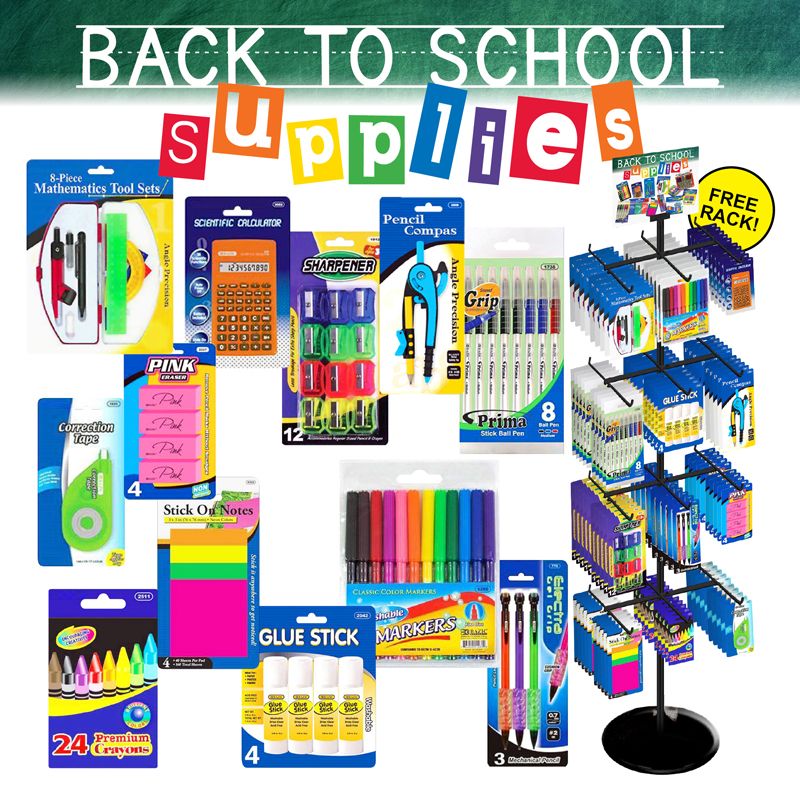 Wholesale Footwear 288pc Back To School Display