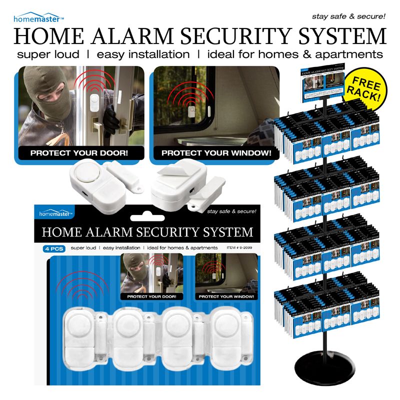 Wholesale Footwear 50pc Home Alarm System Display
