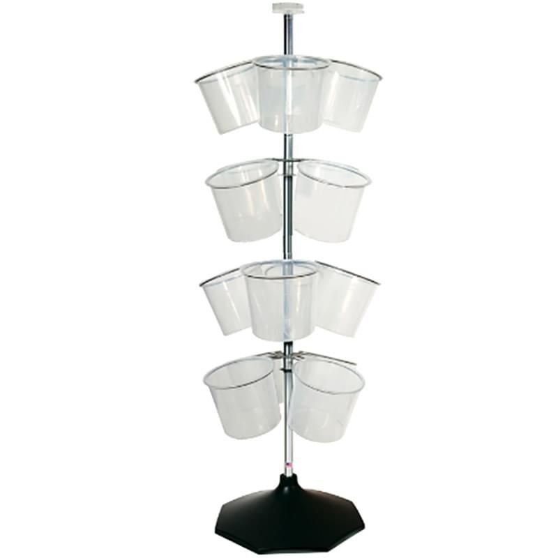 Wholesale Footwear 16 Tub Floor Display W/ 16 Tub's
