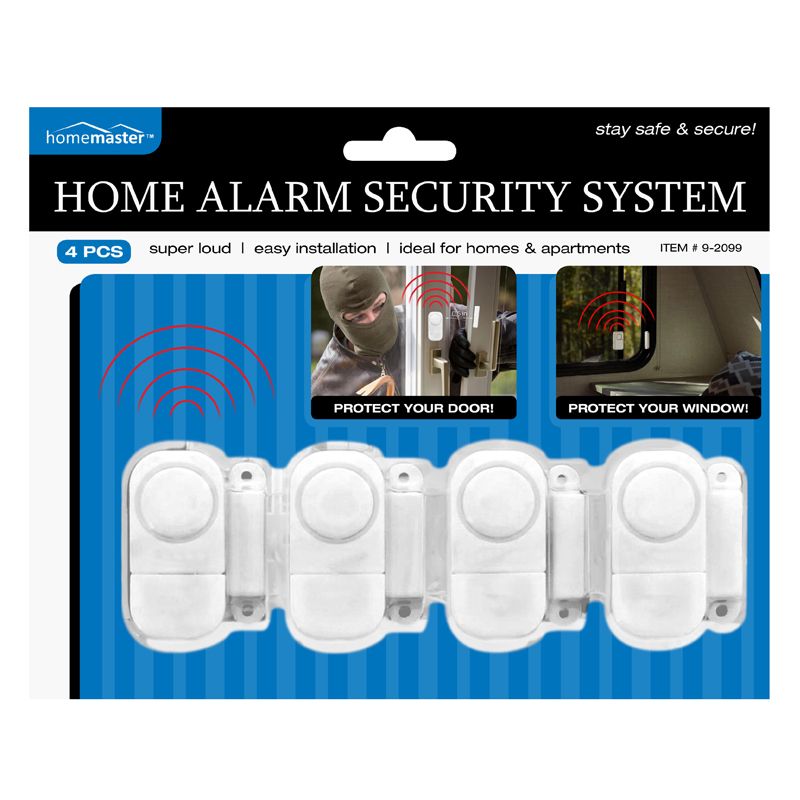 Wholesale Footwear Home Alarm Security System 4-Pack