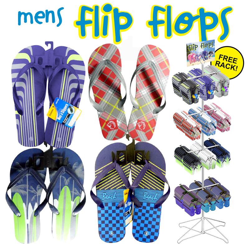Wholesale Footwear Men's Flip Flop 144pc Display