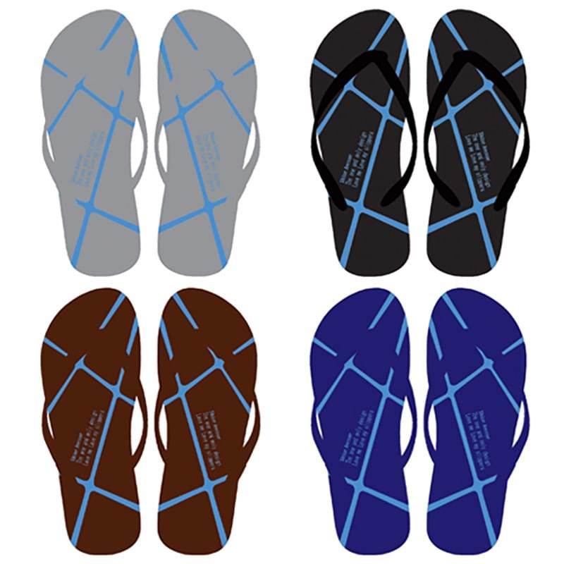 Wholesale Footwear Mens Flip Flops 4 Assorted Styles