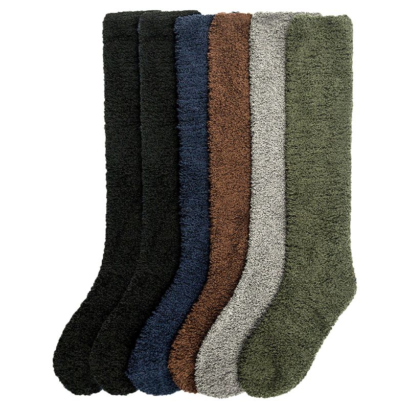 Wholesale Footwear Extra Long Solid Colored Cozy Socks