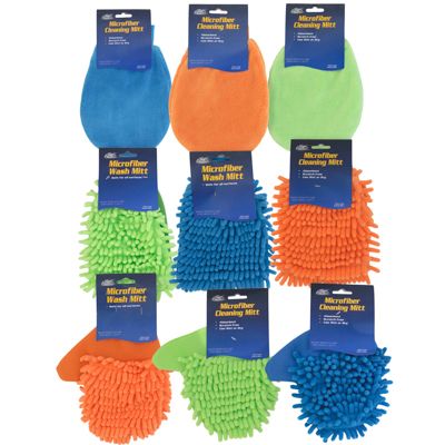Wholesale Footwear Car Wash Mitts 3 Asst Styles Ea In 3 Colors Auto Header