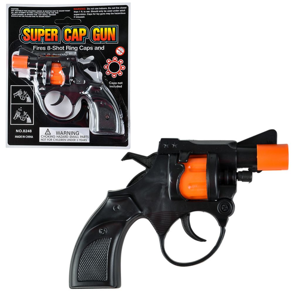 Wholesale Footwear 6" 8-Shot Cap Revolver