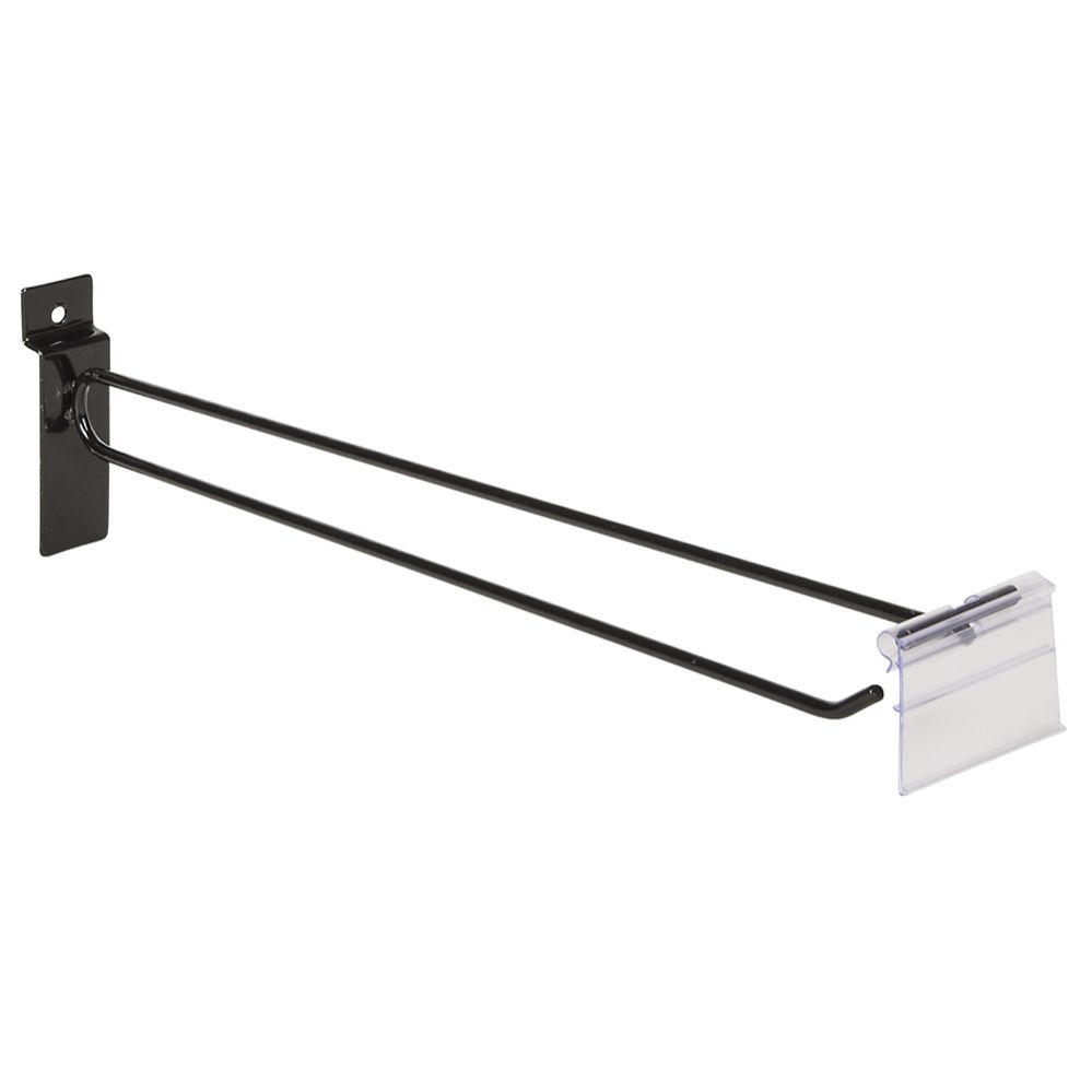 Wholesale Footwear Black Slatwall Scan Hook With Tag