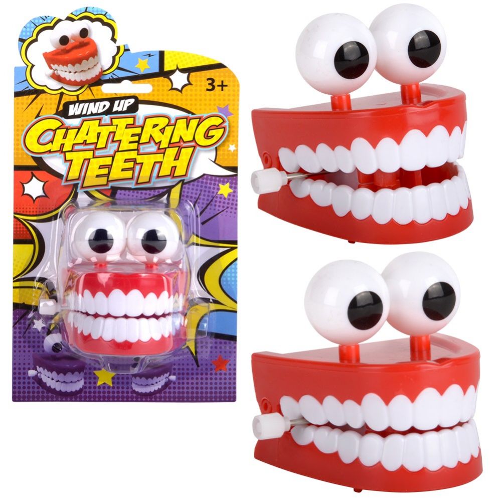 Wholesale Footwear Jumbo Chattering Teeth 3"