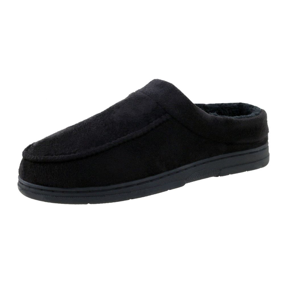 Wholesale Footwear Men's Winter Slippers Black