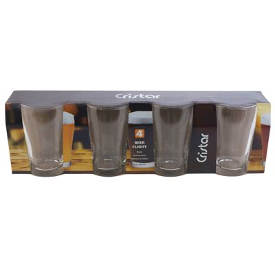 Wholesale Footwear Beer Flight 6oz 4pc Set Popular Cristar