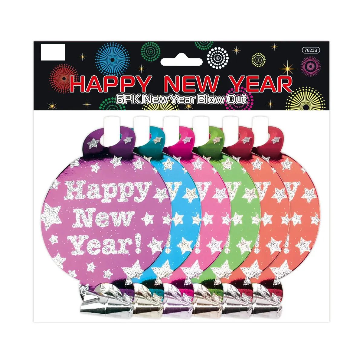 Wholesale Footwear New Year Party Blow Out Asst. Colors 6pc Pack