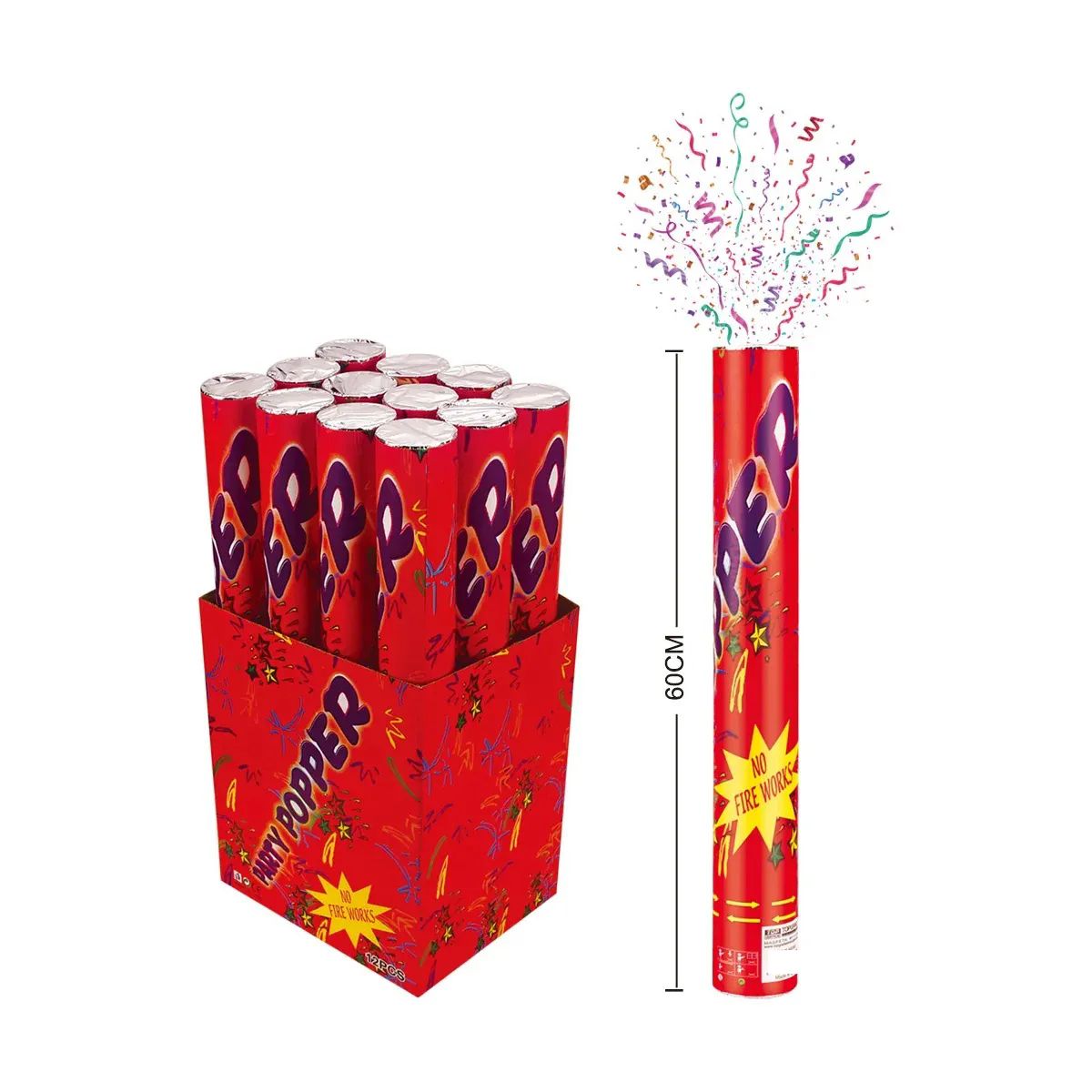 Wholesale Footwear Party Confetti Popper 60cm