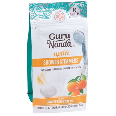 Wholesale Footwear Shower Steamers 10ct Uplift Orange Gurunanda