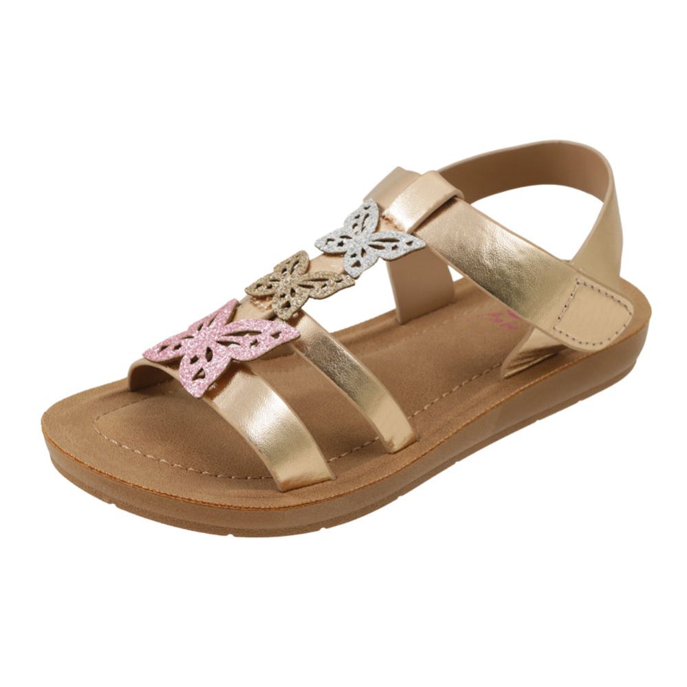 Wholesale Footwear Girl's Sandals Rose Gold