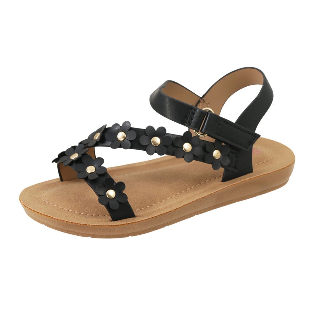 Wholesale Footwear Girl's Sandals Black